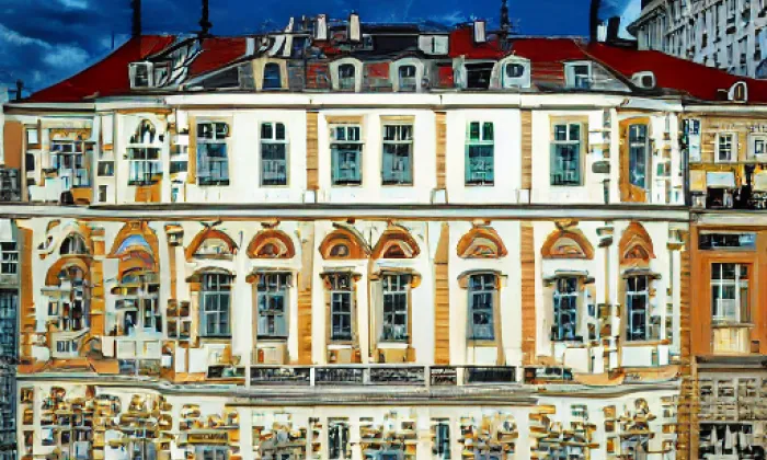 Kolowratský palác ve Sněmovní – noc