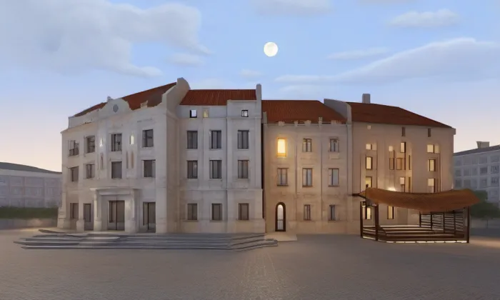 Komenského náměstí – noc