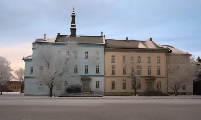 Komenského náměstí – winter