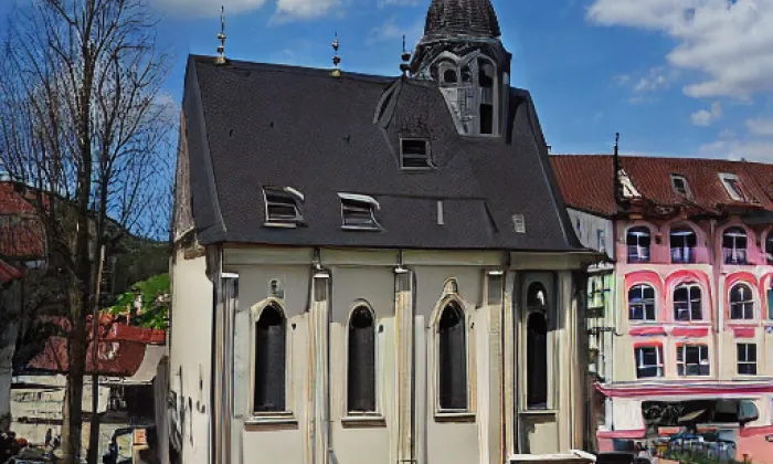 Kostel Čtrnácti svatých pomocníků (Krompach) – jaro