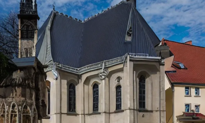Kostel Čtrnácti svatých pomocníků (Krompach) – léto