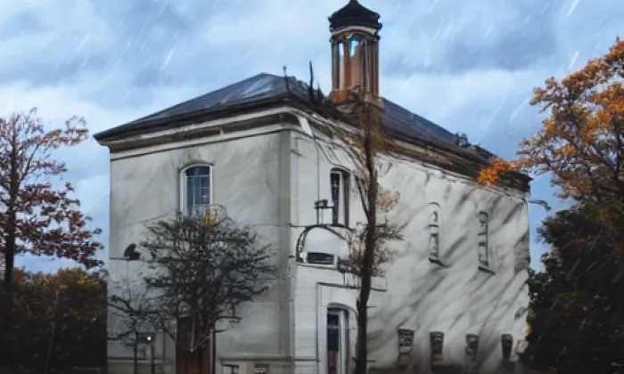 Kostel Čtrnácti svatých pomocníků (Louny) – autumn
