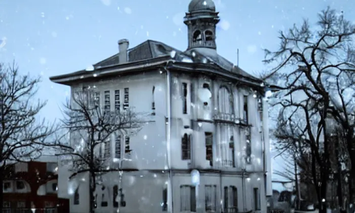 Kostel Čtrnácti svatých pomocníků (Louny) – winter