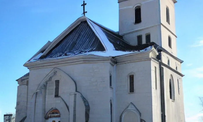 Kostel Archanděla Michaela (Moravský Kočov) – zima
