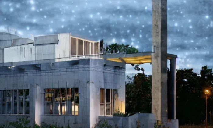 kostel blahoslavené Marie Restituty – noc