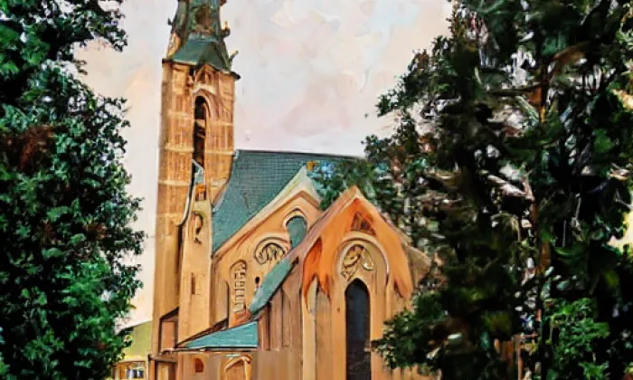 Kostel Božího Spasitele – léto