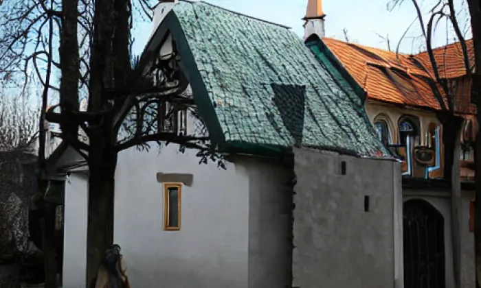 Kostel Božího Těla (Bludov) – jaro
