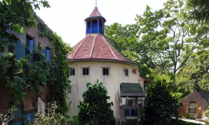 kostel Božího Těla (Jílové u Prahy) – noc