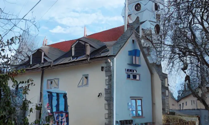 kostel Božského srdce Páně (Malý Beranov) – podzim