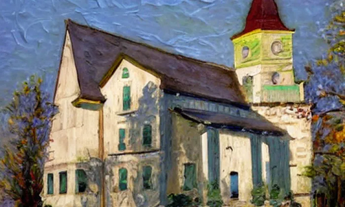 Kostel Dobrého pastýře – spring