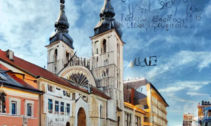 Kostel Jména Ježíš v Telči – noc