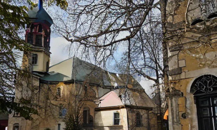 Kostel Jména Panny Marie (Velečín) – zima