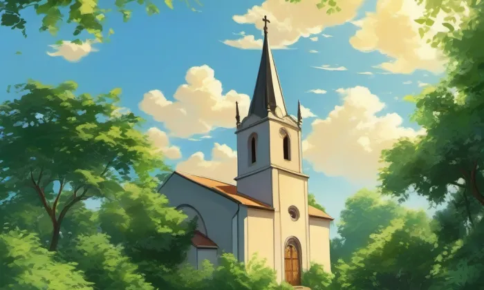 kostel Matky Boží – summer