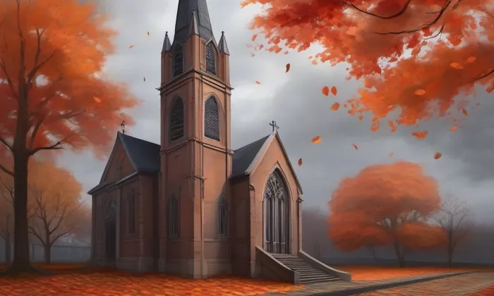 kostel Matky Boží Na Náměti – autumn