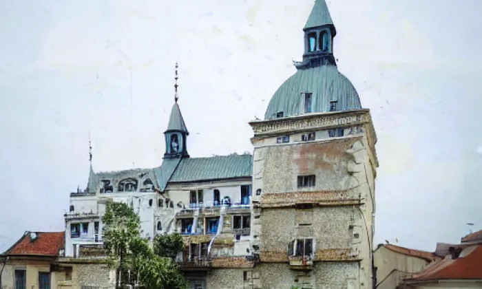 Kostel Matky Boží v Lounech – léto