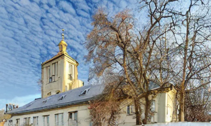 kostel Matky Boží v Telči – noc