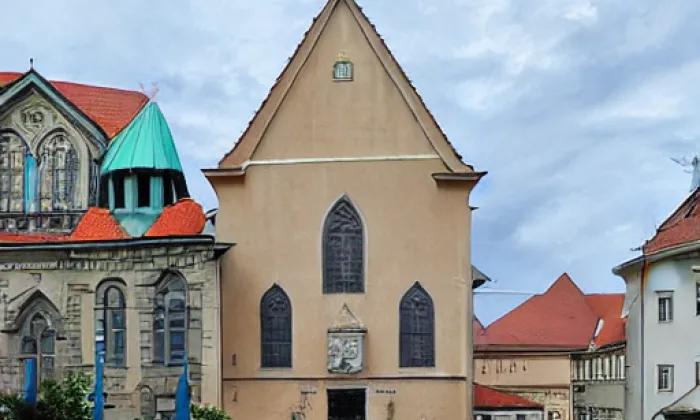 kostel Nalezení svatého Kříže (Brno-město) – akvarel