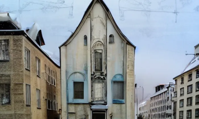 kostel Nalezení svatého Kříže (Brno-město) – winter