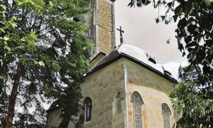 kostel Nalezení svatého Kříže (Korkusova Huť) – summer