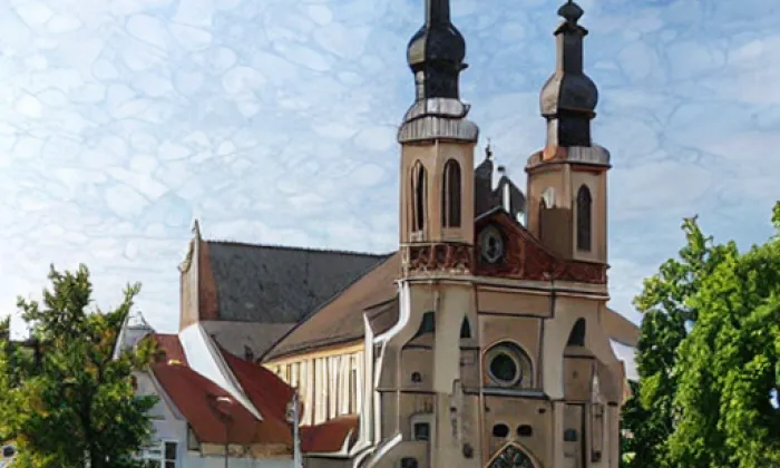 Kostel Nalezení svatého Kříže (Litomyšl-Město) – podzim