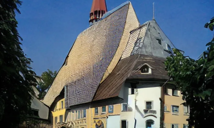 kostel Nalezení svatého Kříže (Předměstí) – jaro