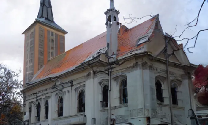 Kostel Nalezení svatého Kříže (Robousy) – podzim