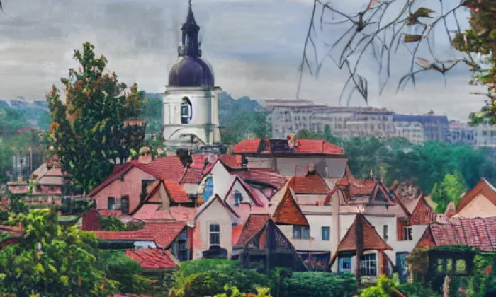 Kostel Nanebevstoupení Páně v Borotíně – summer