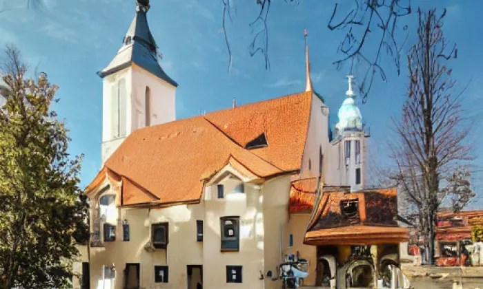 kostel Nanebevzetí Panny Marie (Blučina) – podzim
