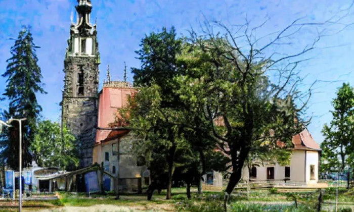 Kostel Nanebevzetí Panny Marie (Charvatce) – jaro