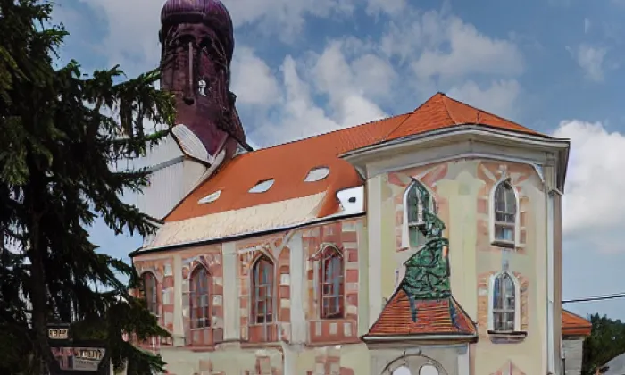 Kostel Nanebevzetí Panny Marie (Chorušice) – jaro