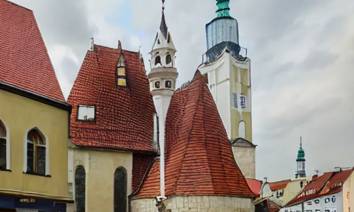 kostel Nanebevzetí Panny Marie (Ivančice) – noc