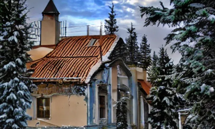 kostel Nanebevzetí Panny Marie (Křižanovice) – winter