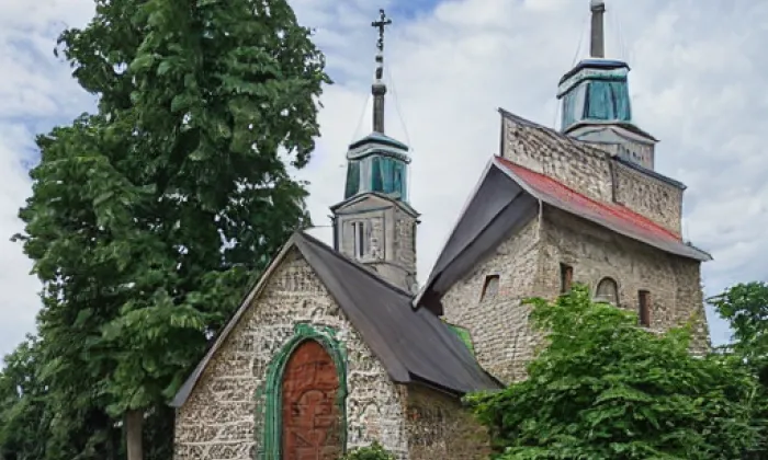 Kostel Nanebevzetí Panny Marie (Kozlov) – zima