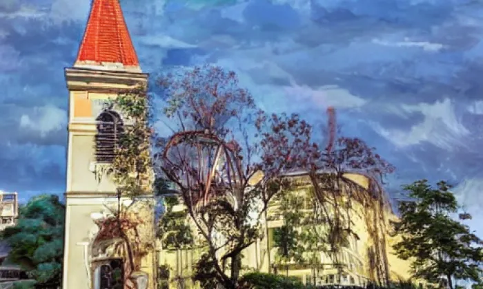 Kostel Nanebevzetí Panny Marie (Libořice) – summer