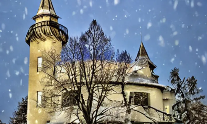 Kostel Nanebevzetí Panny Marie (Libořice) – winter