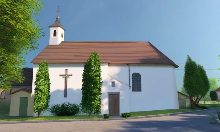 kostel Nanebevzetí Panny Marie (Milíčovice) – spring