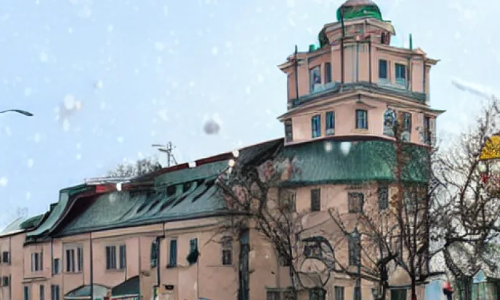 kostel Nanebevzetí Panny Marie (Nový Rychnov) – winter