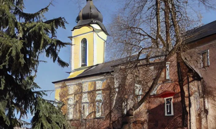 Kostel Nanebevzetí Panny Marie (Okna) – zima