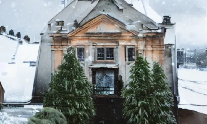Kostel Nanebevzetí Panny Marie (Osek) – winter