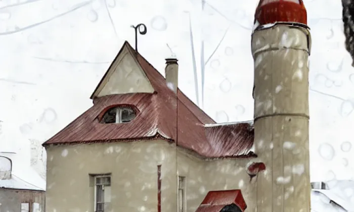 Kostel Nanebevzetí Panny Marie (Raspenava) – winter