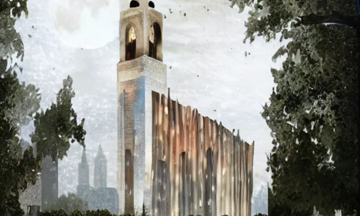 Kostel Nanebevzetí Panny Marie (Slatina) – noc
