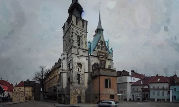 kostel Nanebevzetí Panny Marie (Staré Město pod Landštejnem) – jaro