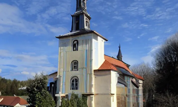 Kostel Nanebevzetí Panny Marie (Sušice III) – zima