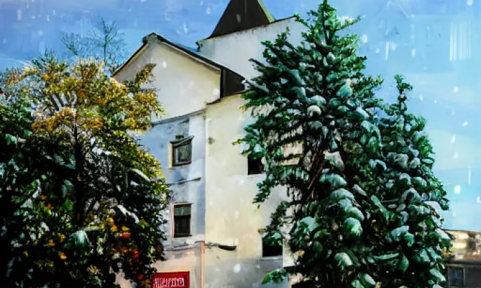 kostel Nanebevzetí Panny Marie (Svatoslav) – winter