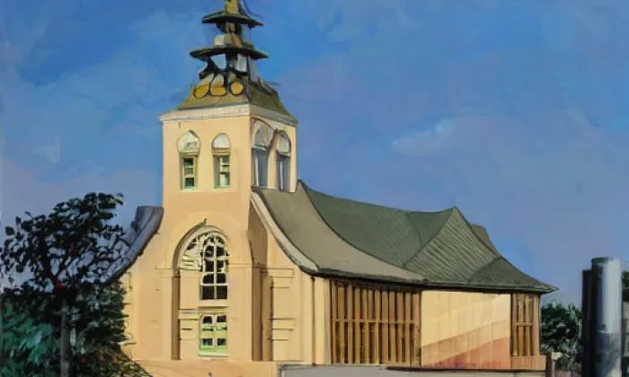 kostel Nanebevzetí Panny Marie (Třebovice) – léto