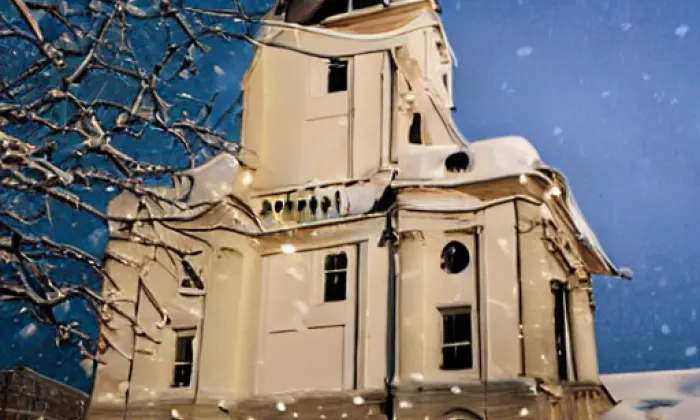 kostel Nanebevzetí Panny Marie (Troubsko) – winter