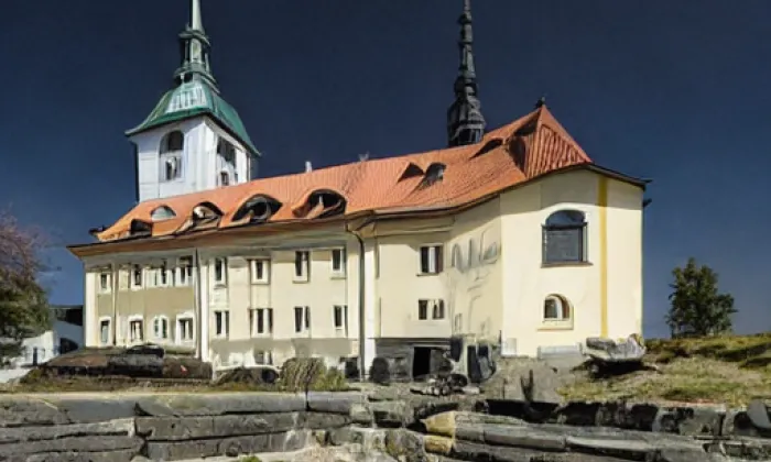 kostel Nanebevzetí Panny Marie Církvička – summer