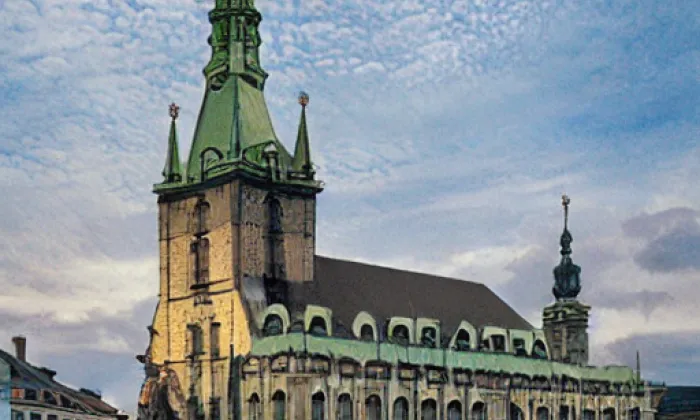 kostel Nanebevzetí Panny Marie v Ústí nad Labem – iluminace