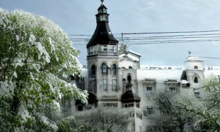kostel Nanebevzetí Panny Marie v Arnolticích – winter