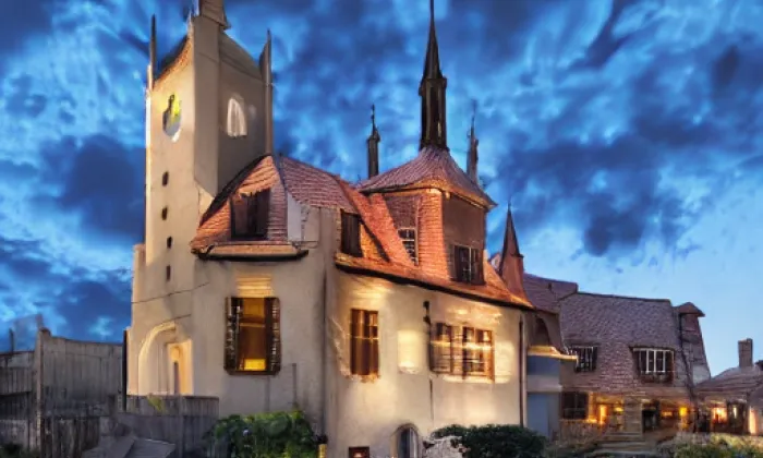 Kostel Narození Panny Marie (Červené Pečky) – noc